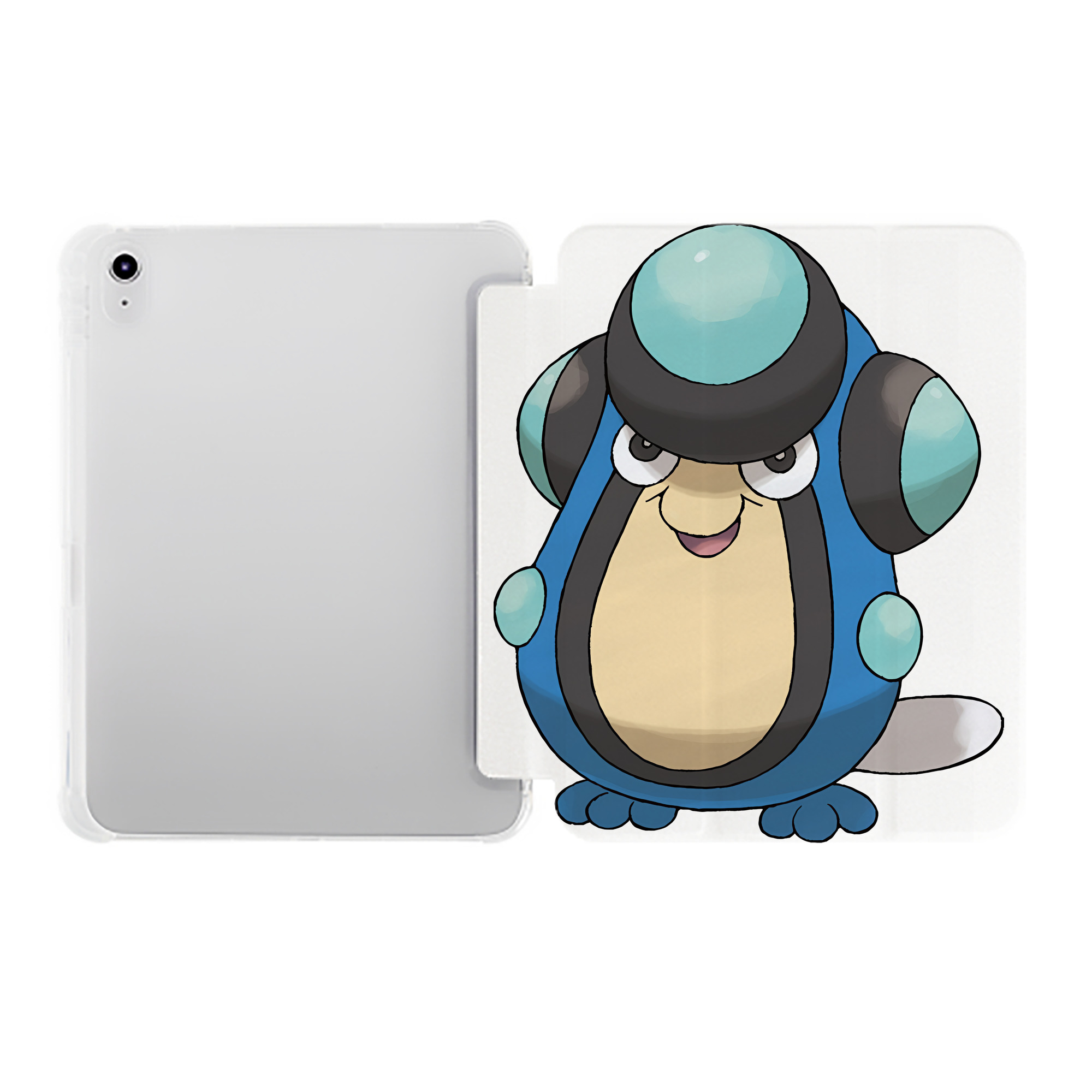 （画像用） ポケットモンスター Pokémon IPad ケース ペン収納付き 三つ折りスタンド PUレザー×シリコン 対応機種9.5/10.5/10.9インチ